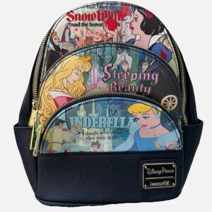 Loungefly X Disney Parks Princesses Mini Backpack Snow White~Cinderella NWT